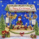 s5209 - Weihnachtsmarkt - Napkins - Package - 20 pcs.