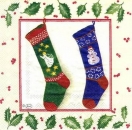 s5297 - X-Mas Stocking - Servietten - Packung - 20 Stück