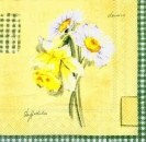 s5324 - Spring Bouquet - yellow - Napkins - Package - 20 pcs.
