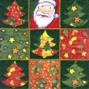 s5506 - Winter Puzzle - green - Servietten - Packung - 20 Stück
