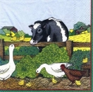 s5574 - Farmyard - multi coloured - Servietten - Packung - 20 Stück