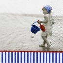 s5604 – Mädchen am Strand – Servietten – Packung – 20 Stück