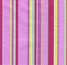 s5620 – Streifen in Pink – Servietten – Packung – 20 Stück