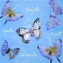 s5657 - Schmetterlinge - blau - Servietten - Packung - 20 Stück