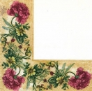 s5710 – Blumenborte – Servietten – Packung – 20 Stück