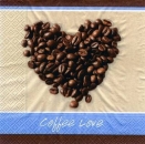 s5818 - Coffee Love - Servietten - Packung - 20 Stück