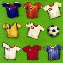 s5866 – Fußball – Servietten – Packung – 20 Stück