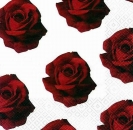 s5938 - Scarlet - white - Servietten - Packung - 20 Stück