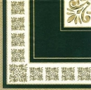 s5972 - Verona - green/gold - Napkins - Package - 20 pcs.