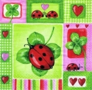 s6038 - Marienkäfer - Servietten - Packung - 20 Stück