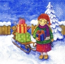 s6105 - Nisse Girl - Servietten - Packung - 20 Stück