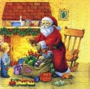 s6126 - Holy Night with Santa - Napkins - Package - 20 pcs.