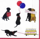 s6157 – Happy Birthday for Dogs – Servietten – Packung – 20 Stück