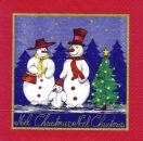 s6226 - Snowman Family- Servietten - Packung 20 Stück