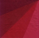 s6397  - Color Rays - dark red - Servietten - Packung - 20 Stück