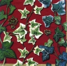 s6416  - Ivy - red - Servietten - Packung - 20 Stück