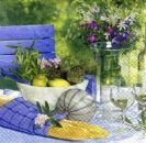 s6873 - Ida – weiß - Servietten - 33 x 33 cm - Packung - 20 Stück