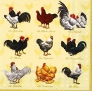 s7295 - Wiadotte - yellow - Servietten - Packung - 20 Stück