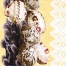 s7386 - Victorian  Easter - Yellow - Napkins - Package - 20 pcs..