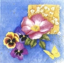 s7432 - Viola tricolor - Napkins - Package - 20 pcs..