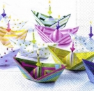 s7449 - Boats of Paper - Servietten - Packung - 20 Stück