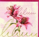 s7473 - Lilium - Servietten - Packung - 20 Stück