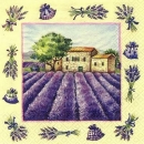 s7585 - A Day in Provence - ivory - Servietten - Packung - 20 Stück
