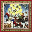 s7814 - Michael im Zauberwald - gold - Napkins - Package - 20 pcs.