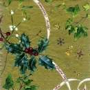 s7844 - Jewels and Ribbon - gold - Servietten - Packung - 20 Stück