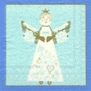 s7884 - Serafini - light blue - Servietten - Packung - 20 Stück