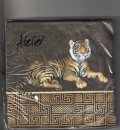 s8041 – Tiger – Servietten von ATELIER – 33 x 33 cm - Packung – 20 Stück