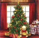 s8260 - Christmas Tree Gifts - Servietten - Packung - 20 Stück