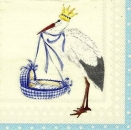 s8340 - Baby Airways - cream blue - Napkins - Package - 20 pcs.