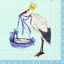 s8341 - Baby Airways - blue - Servietten - Packung - 20 Stück