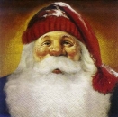 s8410 - Holly Santa - Servietten - Packung - 20 Stück