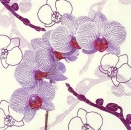 s8530 - Orchideenrispe - Napkins - Package - 20 pcs.