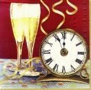 s8605 -  Party Time - red - Servietten - Packung - 20 Stück