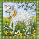 s8686 - Baa-Lamb - Servietten - Packung - 20 Stück