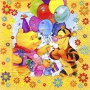 s8717 – Winnie Pooh feiert – Servietten – 33 x 33 cm - Packung – 20 Stück