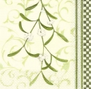 s8804 - Mistletoe Twig - Servietten - Packung - 20 Stück