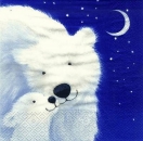 s8817 - Warm Love in icy Night - Servietten - Packung - 20 Stück