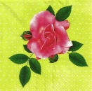 s9183 - Pink Rose - Napkins - Package - 20 pcs.