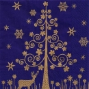 s9214 - Raffael - blau - Servietten - Packung - 20 Stück