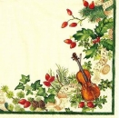 s9285 - Violine - Servietten - Packung - 20 Stück