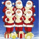 s9289 - The Santa Singers - Napkins - Package - 20 pcs.