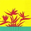 s9407 - Tropical Bird of Paradies - Servietten - Packung 20 Stück