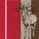 s9413 - Country Deer - Servietten - Packung - 20 Stück