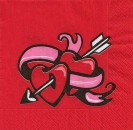 s9414 - Lovely Tattoo - Servietten - Packung - 20 Stück