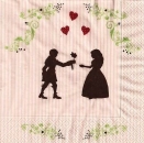 s9427 - First Love - Servietten - Packung - 20 Stück