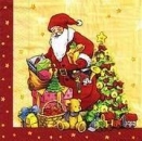 s9515 - Santa - Servietten - Packung - 20 Stück